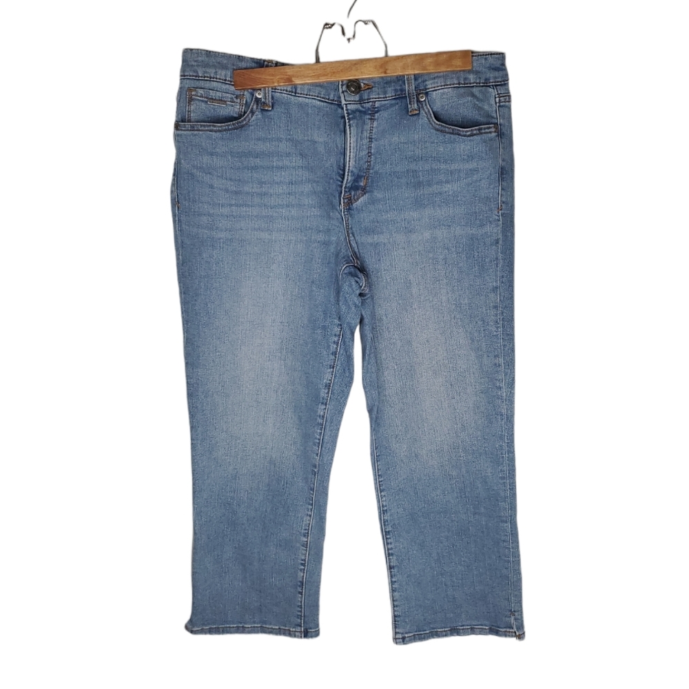 NINE WEST Chrystie Capri Denim Pants